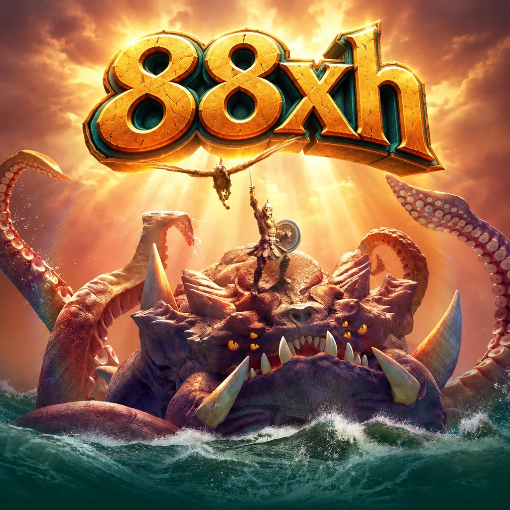 88xh menghadirkan pertarungan pahlawan melawan monster laut Kraken dalam Legend Perseus